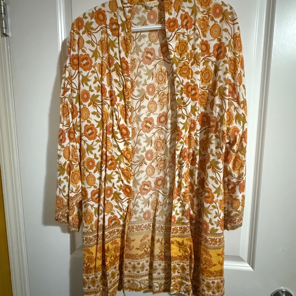 Elegant Floral Kimono Cardigan